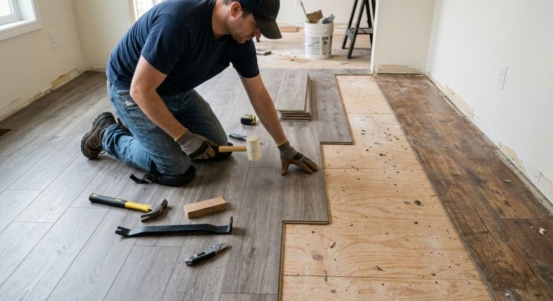 Laminate Floor Remodeling in Loudoun County, VA