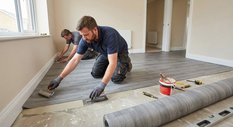Sheet Linoleum Installation in Denver, CO
